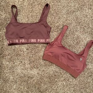 Pink Sports Bras